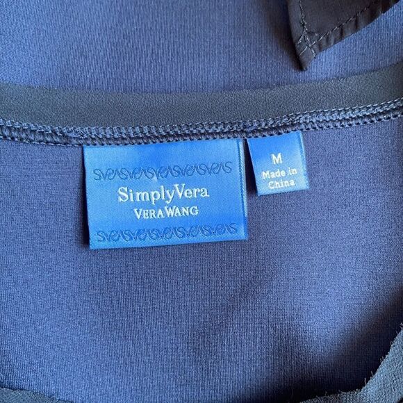 Simply Vera Vera Wang Jersey Dress Sz M - Picture 7 of 11